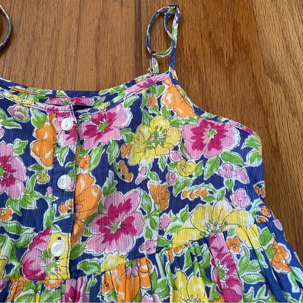 Ralph Lauren Maxi Batiste Floral Kids Dress - Picture 4 of 10